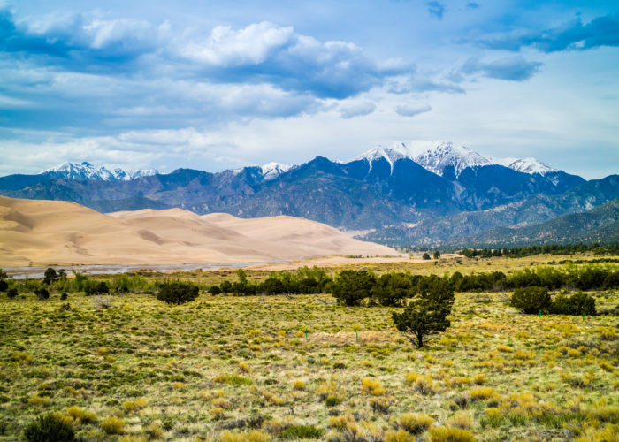 Sand Dunes in Great Sand Dunes National Park and Preserve, Color