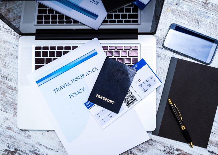 travel insurance and passport