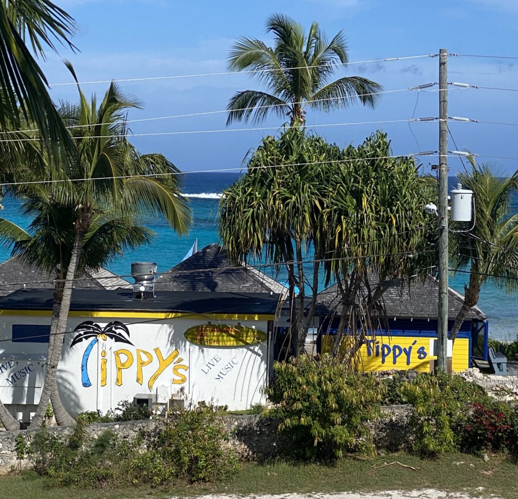 Tippy's Restaurant in Eleuthera, Bahamas
