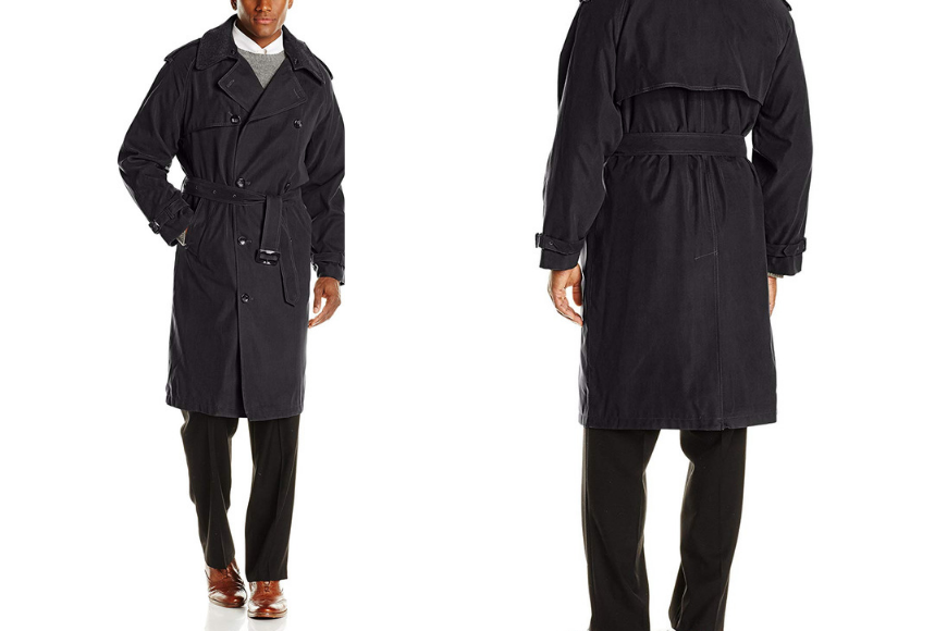 London fog men’s iconic trench coat.