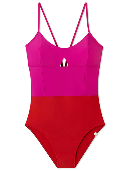 Color block swimsuit by Summersalt